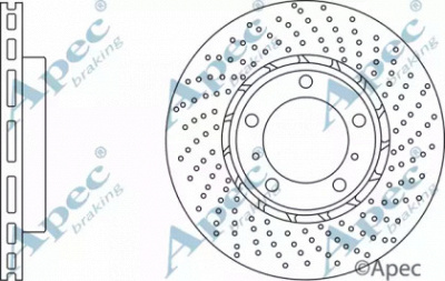 APEC BRAKING dsk3126 -  Тормозной диск